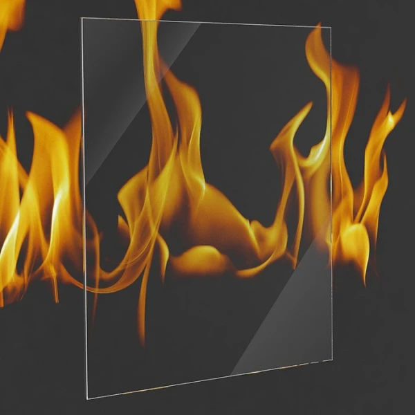 Стекло термостойкое 322*346*4